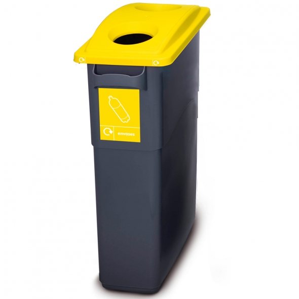 ECOSORT 87L SISTEMA RECICLAJE MAXI AMARILLO 
