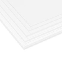 Metacrilato extrusión blanco