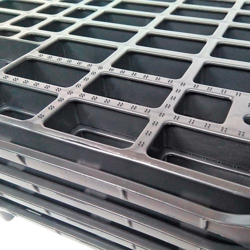 PALET PLÁSTICO ECOEXPORT REJADO 9 PIES 800x600x120