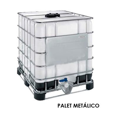 1.000 L - DEPOSITO REJADO IBC CON PALET HOMOLOGADO   
