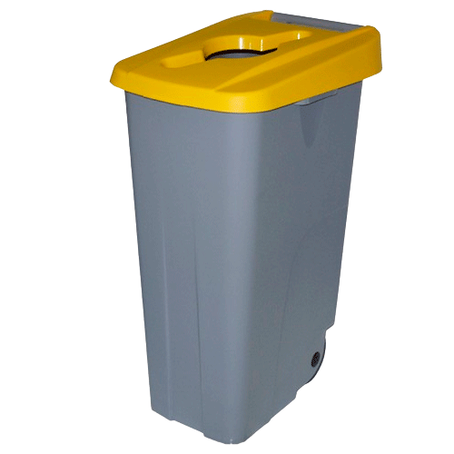RECICLONTENEDOR 110L RUEDAS / ENCAJABLE