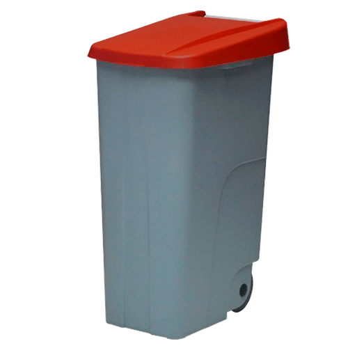 RECICLONTENEDOR 110L RUEDAS / ENCAJABLE