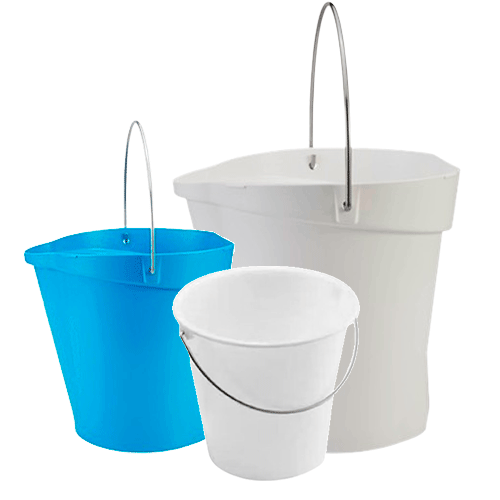 CUBOS CON ASA INOX GRADUADOS