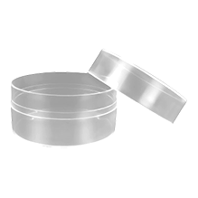 CAJA TRANSPARENTE CIRCULAR DIAMETRO 73mm