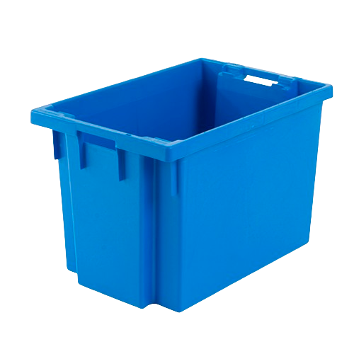 CUBETA 70L AZUL CERRADA 600x400x400mm