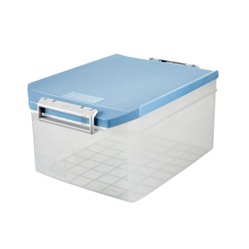 CAJA MULTIUSO TAPA AZUL 
