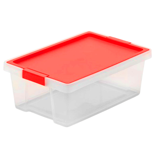 CAJAS MULTIUSO TAPA ROJA