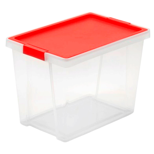 CAJAS MULTIUSO TAPA ROJA