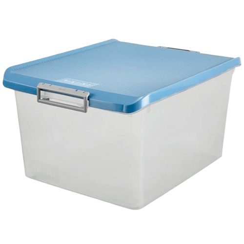 CAJA MULTIUSO TAPA AZUL 