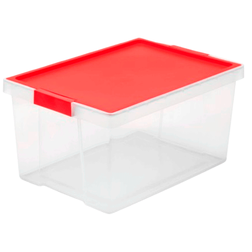 CAJAS MULTIUSO TAPA ROJA