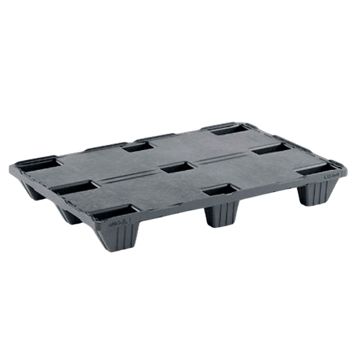 PALET PLÁSTICO ECOEXPORT  LISO 9 PIES 1200x800x140