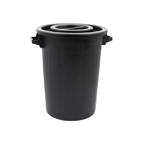 CUBO DE BASURA 50L CON TAPA  41x49  