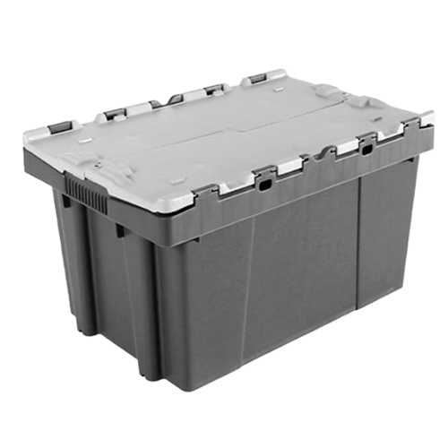 CUBETA 55L 600x400x340 CIERRE INGLES A/E 180º GRIS