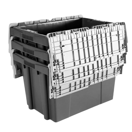 CUBETA 55L 600x400x340 CIERRE INGLES A/E 180º GRIS