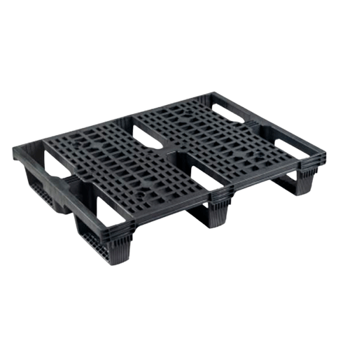 PALET PLÁSTICO MEDIUM ENCAJABLE 3 PATINES 800x600x145