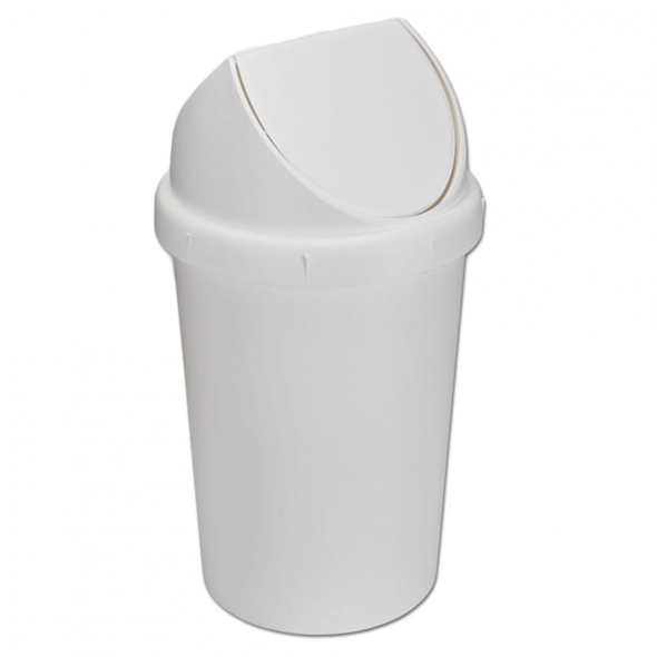 CUBO PONGOTODO 45L REDONDO BASCULANTE BLANCO 