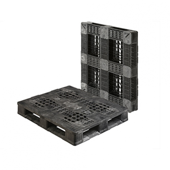 PALET PLÁSTICO EXTREME REJADO 6 PATINES 1200x1000x165