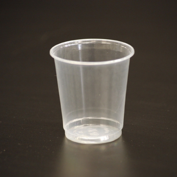 VASO PLÁSTICO TRANSPARENTE 100CC