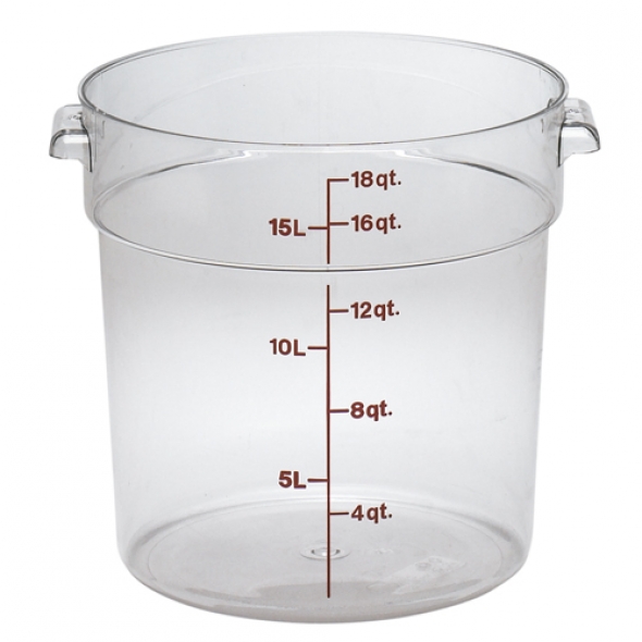 RECIPIENTE REDONDO PLÁSTICO 17,2L