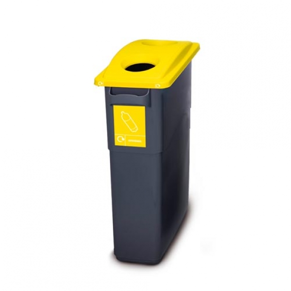 ECOSORT 60L SISTEMA RECICLAJE MINI AMARILLO